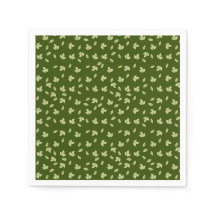 Baby shower mixte Motif à feuilles vertes Forest S