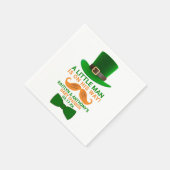 Serviette En Papier Baby shower moderne de la Saint Patrick de Leprech (Coin)