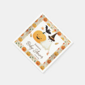 Serviette En Papier Baby shower Motif de Little Boo Halloween (Coin)