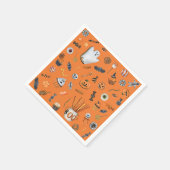 Serviette En Papier Baby shower Motif d'Halloween lunaire (Coin)