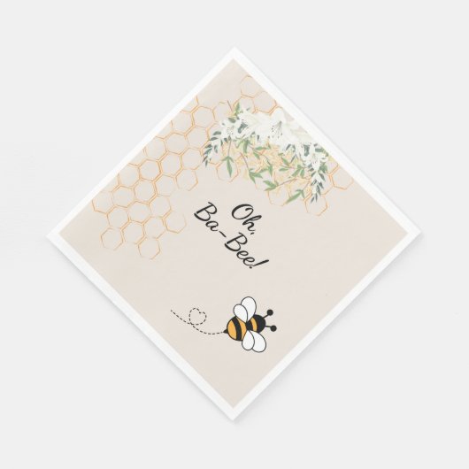 Serviette En Papier Baby Shower Napkins (Coin)