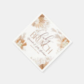 Serviette En Papier Baby shower Neutral Pampas Baby Brunch (Coin)