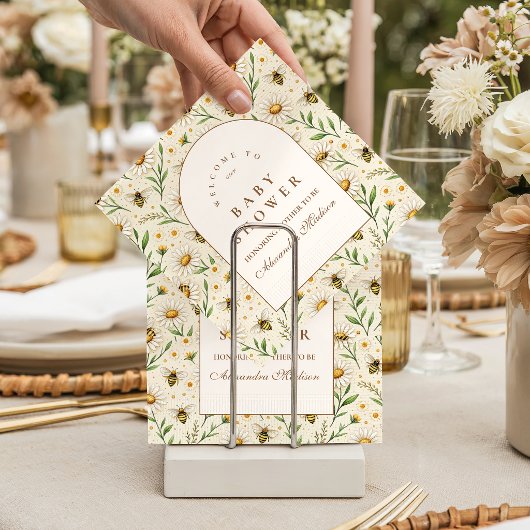 Serviette En Papier Baby-Shower neutre pour Bébé Abeille