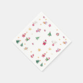 Serviette En Papier Baby shower Noël d'hiver (Coin)