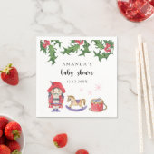 Serviette En Papier Baby shower Nutcracker (En situation)