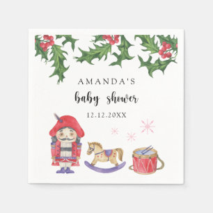 Serviette En Papier Baby shower Nutcracker