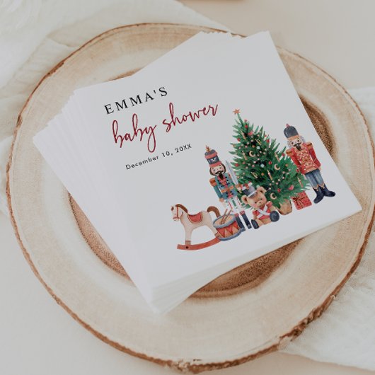 Serviette En Papier Baby shower Nutcracker