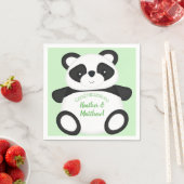 Serviette En Papier Baby shower Panda Bear (En situation)