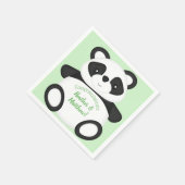 Serviette En Papier Baby shower Panda Bear (Coin)