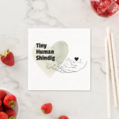 Serviette En Papier Baby shower papier moderne Napkin (En situation)