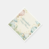 Serviette En Papier Baby shower Pastel Sky Adventure (Coin)