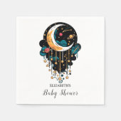 Serviette En Papier Baby shower Pastel Stars Enchanté (Devant)