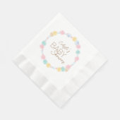 Serviette En Papier Baby shower Pastel Winter Wonderland (Coin)