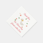 Serviette En Papier Baby shower personnalisé (Coin)