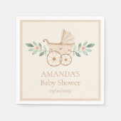 Serviette En Papier Baby shower Personnalisé (Devant)