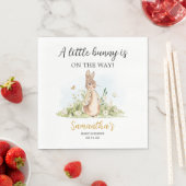 Serviette En Papier Baby shower Peter Rabbit (En situation)