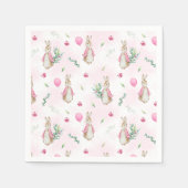 Serviette En Papier Baby shower Peter Rabbit (Devant)