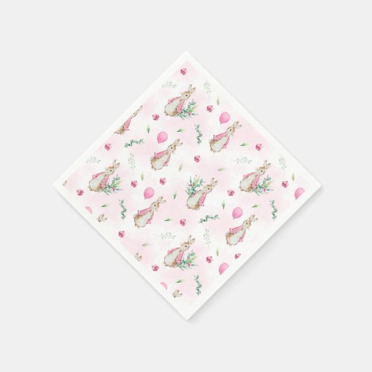 Serviette En Papier Baby shower Peter Rabbit (Coin)