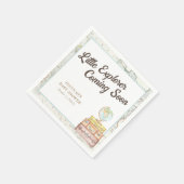 Serviette En Papier Baby shower petit explorateur personnalisé serviet (Coin)