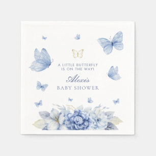 Serviette En Papier Baby shower petit papillon