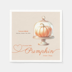 Serviette En Papier Baby Shower Petite Citrouille – Élégance d'Automne