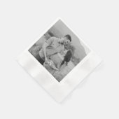 Serviette En Papier Baby shower photo personnalisé serviettes (Coin)