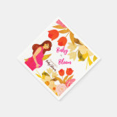 Serviette En Papier Baby Shower pour future maman (Coin)