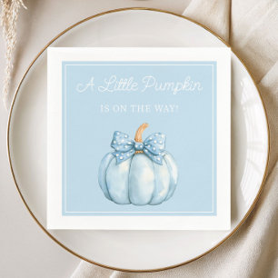 Serviette En Papier Baby shower pour un joli petit garçon citrouille b