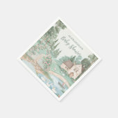 Serviette En Papier Baby shower princesse de cygne (Coin)