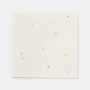 Serviette En Papier Baby shower Rainbow Naples