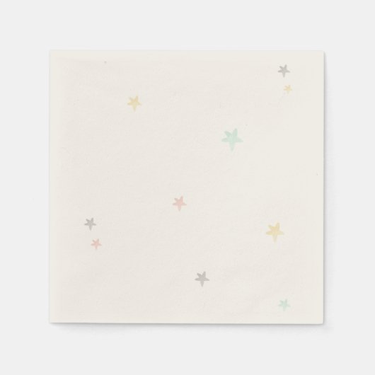 Serviette En Papier Baby shower Rainbow Naples (Devant)