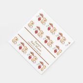 Serviette En Papier Baby shower Rustique Boho Western Cowboy (Coin)