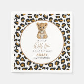 Serviette En Papier Baby shower Safari Baby Animals (Devant)