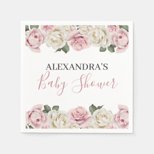 Serviette en papier Baby Shower - Serviette pour c (Devant)