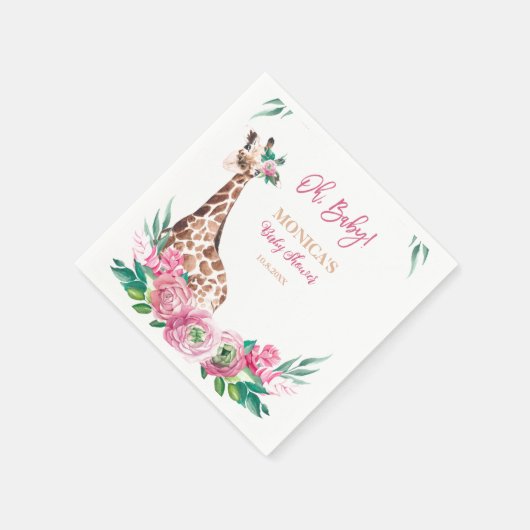 Serviette En Papier Baby shower serviettes (Coin)