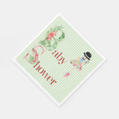 Serviette En Papier Baby shower serviettes pour garçon (Coin)