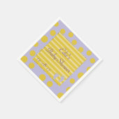 Serviette En Papier Baby shower Serviettes standard/rose Construire un (Coin)