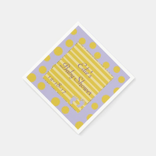 Serviette En Papier Baby shower Serviettes standard/rose Construire un (Coin)