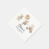 Serviette En Papier Baby shower Silly Goose (Coin)
