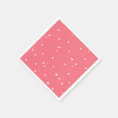 Serviette En Papier Baby shower simple Elephant & Coeur Rouge Balloon (Coin)