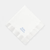 Serviette En Papier Baby shower simple et élégant (Coin)