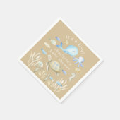 Serviette En Papier Baby shower sous-marin Whimsy (Coin)