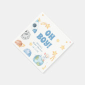 Serviette En Papier Baby shower spatial (Coin)