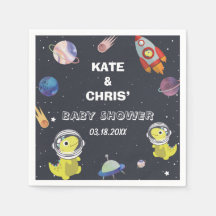 Baby shower spatial Dinosaur Star Planet Galaxy