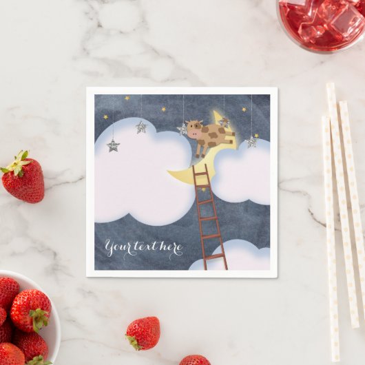 Serviette En Papier Baby shower Storybook Nursery Rhyme Custom Party (En situation)