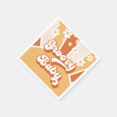 Serviette En Papier Baby shower Sunshine Retro pour bébé super (Coin)