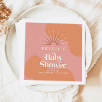 BABY SHOWER Super rose orange de TRIXIE Retro 70