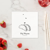 Serviette En Papier Baby shower Tacos Napkin (En situation)