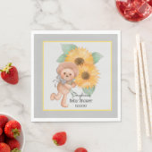 Serviette En Papier Baby shower Teddy Bear Teddy (En situation)