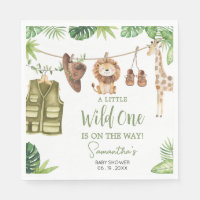 Baby shower tropical Safari Jungle Animaux